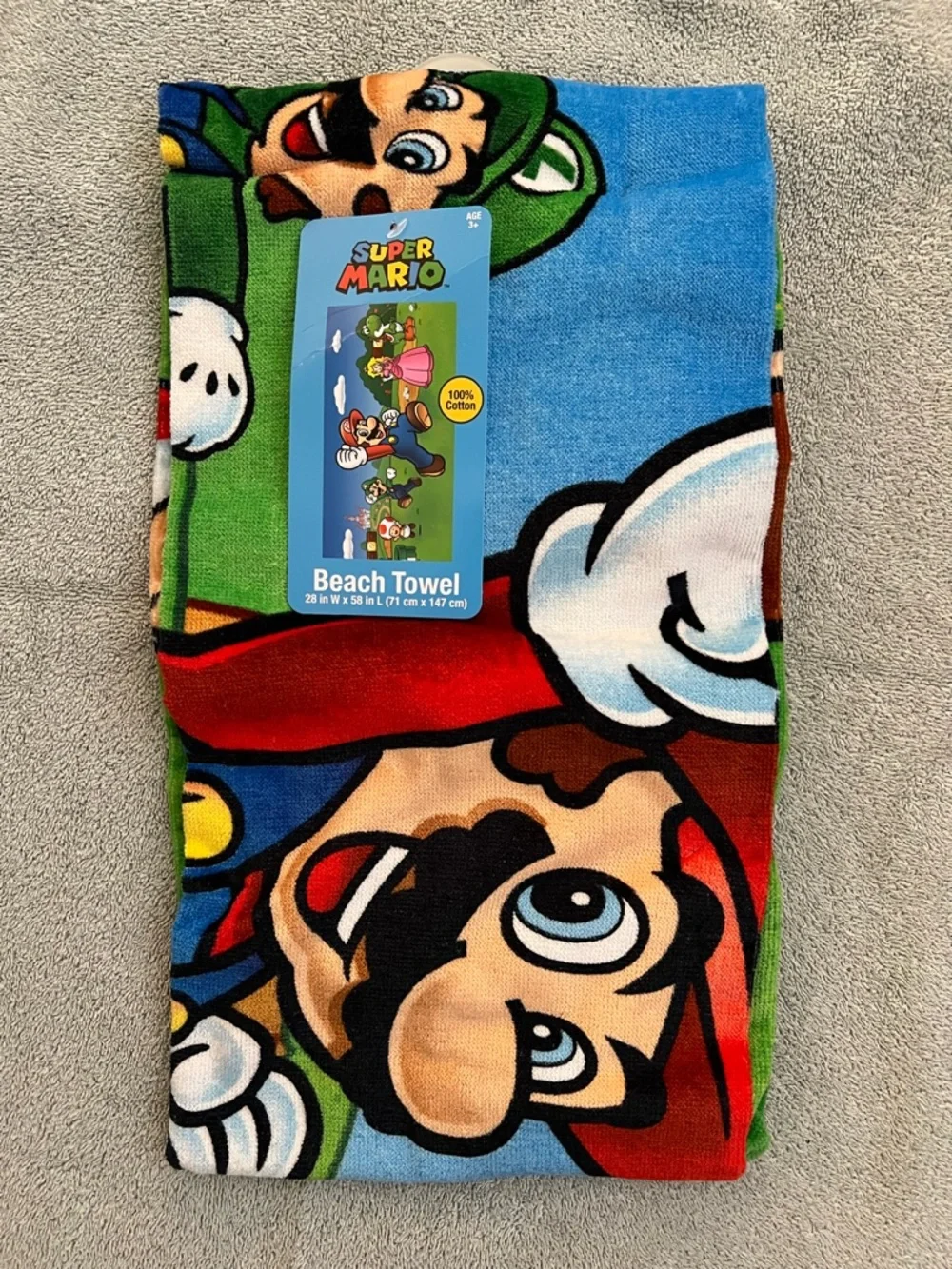 Nintendo Super Mario Brothers Beach Towel